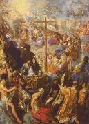 Adam Elsheimer The Exaltation of the Cross from the Frankfurt Tabernacle Germany oil painting reproduction